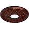 Ekena Millwork Palmetto Ceiling Medallion (Fits Canopies up to 4 7/8"), 12 1/8"OD x 3 1/2"ID x 1"P, Antique Copper CM12PMACS - alternate 2